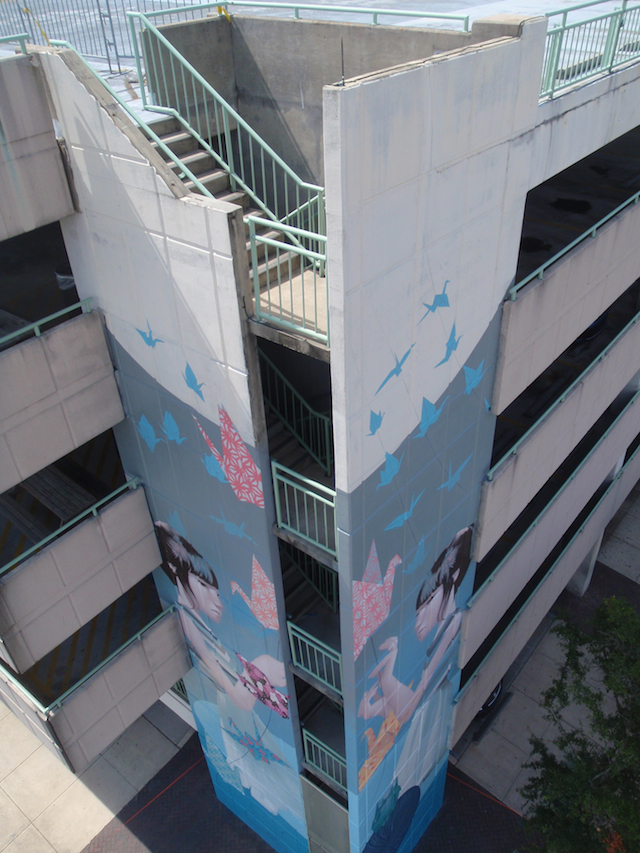 Sean Mahan Art Art in Public Places Mural all the way up