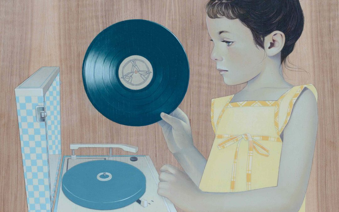 Girl and Record