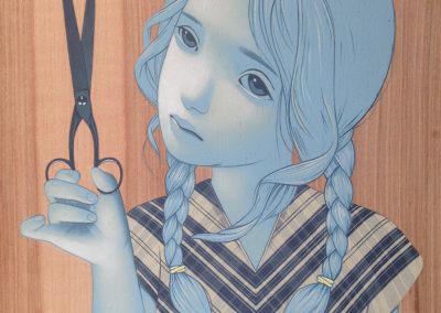 Girl and Scissors